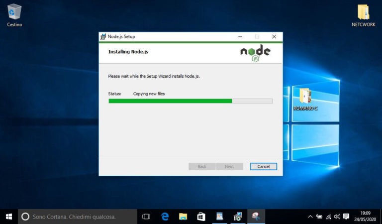 update node windows 10